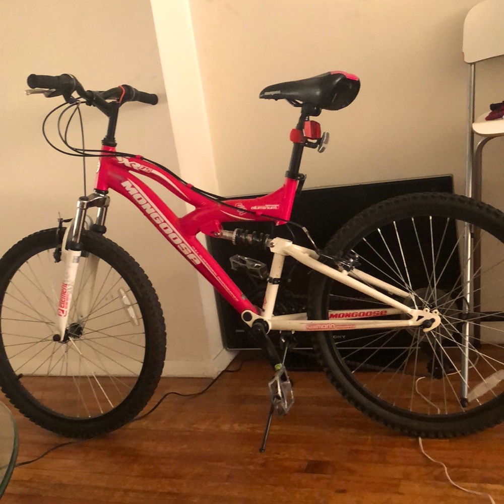 Women’s PINK Mongoose mountain bike